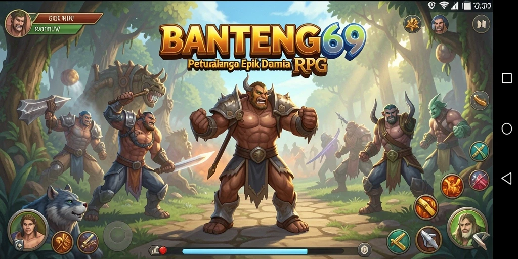 Tampilan menawan dari gameplay RPG BANTENG69 yang mengasyikkan.