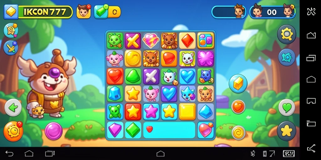 Tampilan gameplay <strong>IKON777</strong> yang penuh warna dan menarik.