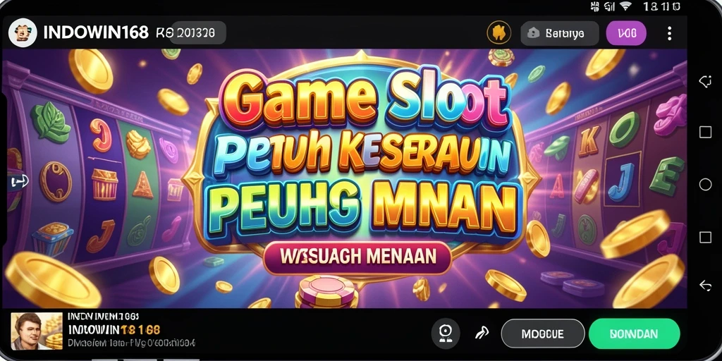Screenshot gameplay INDOWIN168 yang menunjukkan keseruan permainan Slot.