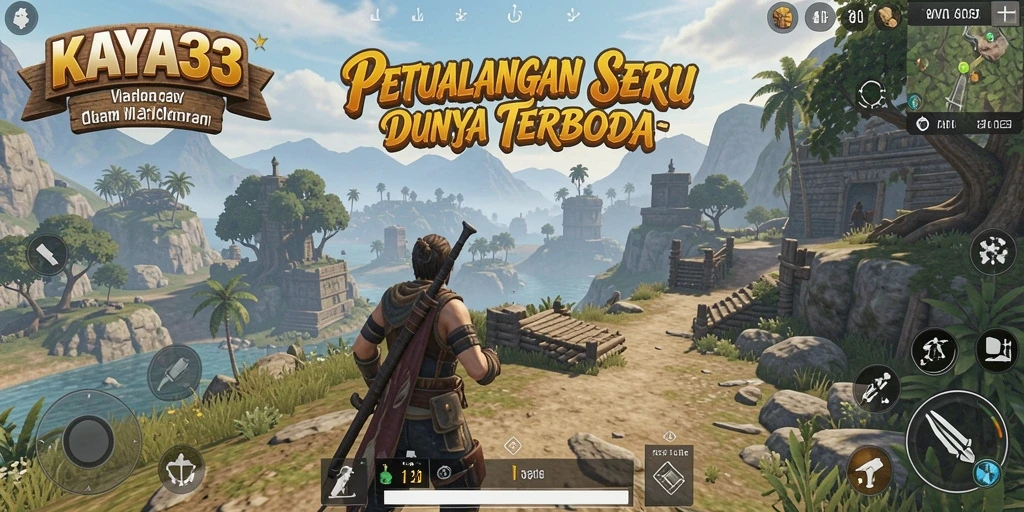 Tangkapan layar KAYA33 menampilkan petualangan seru di dunia terbuka.