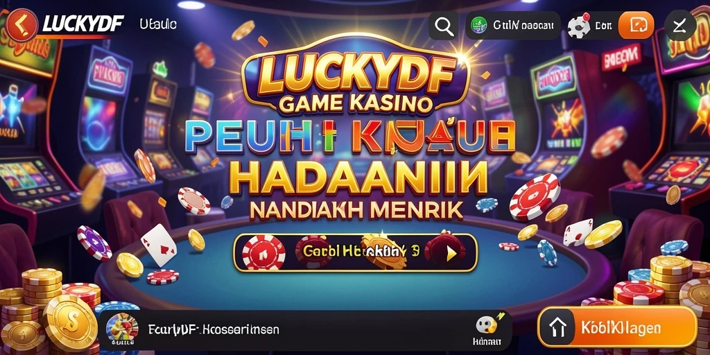 Tampilan gameplay LUCKYDF yang mengasyikkan dan penuh aksi.