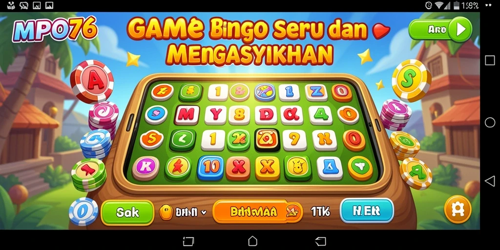 Tampilan gameplay MPO76 yang memikat dengan suasana Bingo yang menarik.