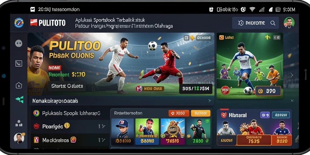 Tampilan gameplay Sportsbook PULITOTO yang menarik dan interaktif.
