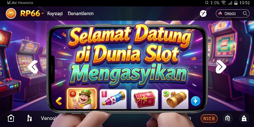 Tampilan gameplay menarik dari slot RP66 dengan efek visual menawan.