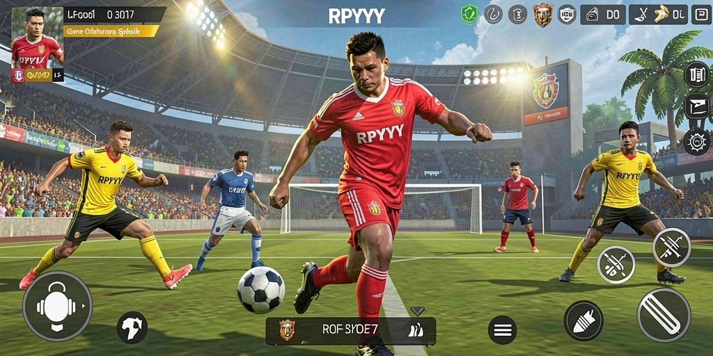 Gameplay seru dari RPYYY yang menampilkan kompetisi olahraga.
