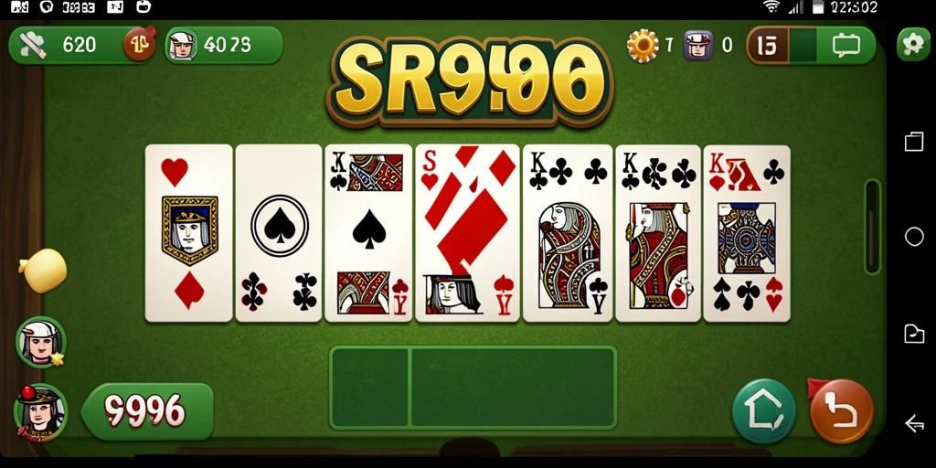 Tampilan gameplay seru dari SR996, nikmati keseruan Domino.